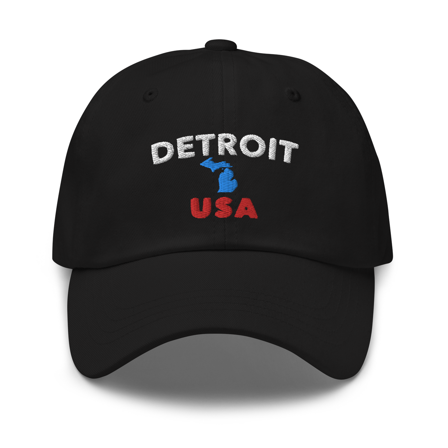 'Detroit USA' Dad Hat (w/ Michigan Outline)