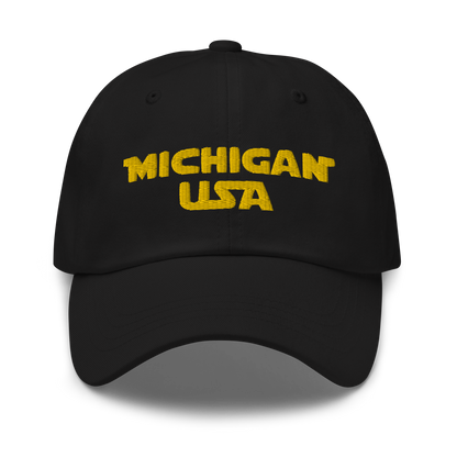 'Michigan USA' Dad Hat (Epic Sci-Fi Parody)