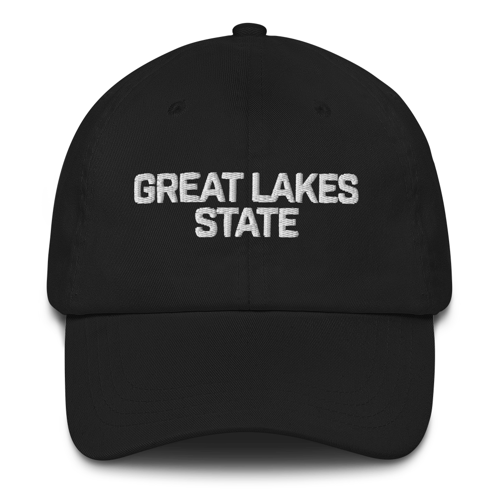 Michigan 'Great Lakes State' Dad Hat (Maritime Font)