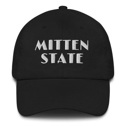 Michigan 'Mitten State' Dad Hat (Art Deco Font)