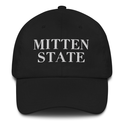 Michigan 'Mitten State' Dad Hat (Didone Font)