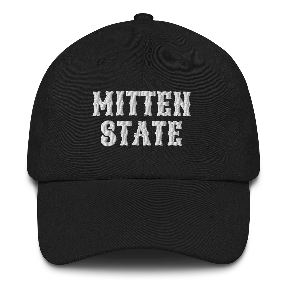 Michigan 'Mitten State' Dad Hat (Western Font)