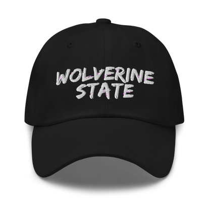 Michigan 'Wolverine State' Dad Hat (Angry Brush Font)