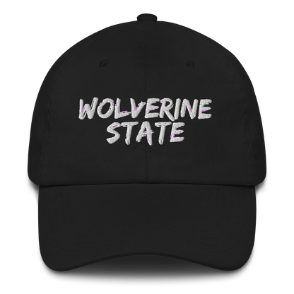 Michigan 'Wolverine State' Dad Hat (Angry Brush Font)