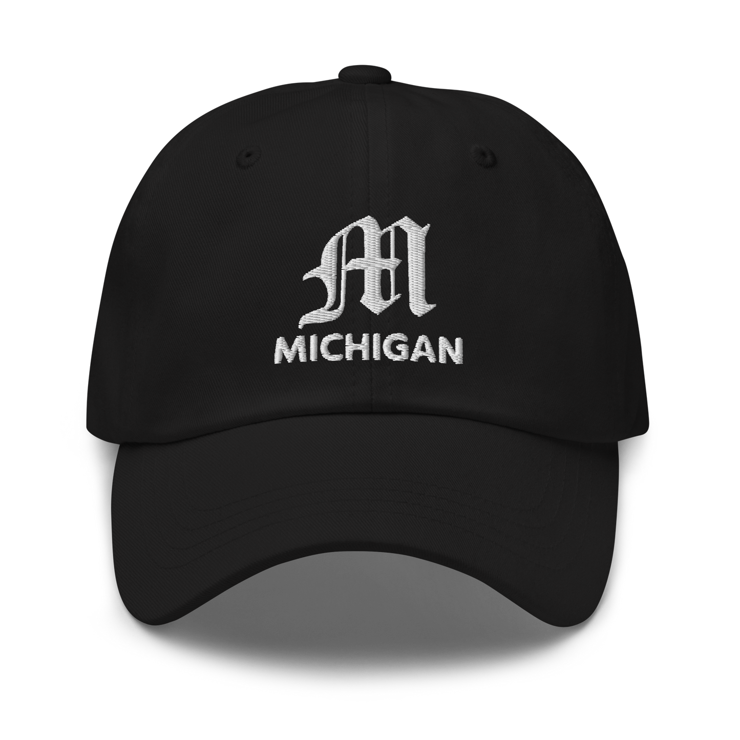 'Michigan' Dad Hat (w/ Old English 'M')