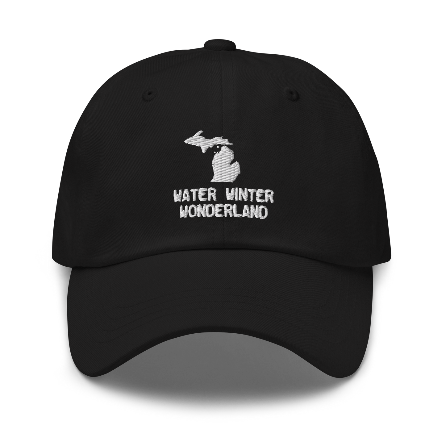 'Water Winter Wonderland' Dad Hat (w/ Michigan Outline)