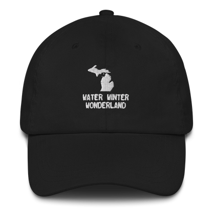 'Water Winter Wonderland' Dad Hat (w/ Michigan Outline)