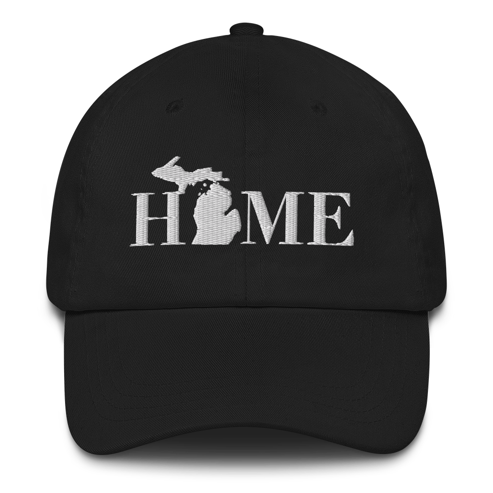 Michigan 'Home' Dad Hat (Didone Font)