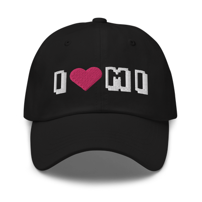 Michigan 'I ❤️ MI' Dad Hat (Arcade Font)