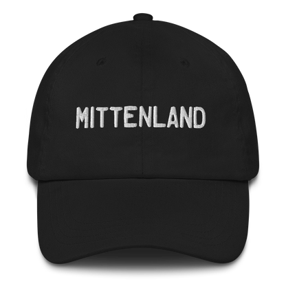 Michigan 'Mittenland' Dad Hat (Licence Plate Font)