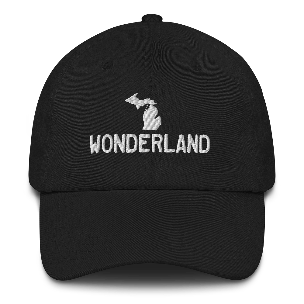 Michigan 'Wonderland' Dad Hat (Licence Plate Font)