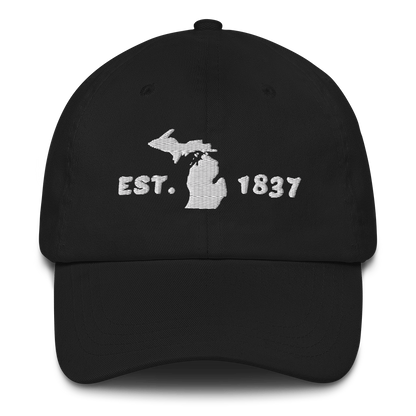 Michigan 'EST 1837' Dad Hat (Brush Font)