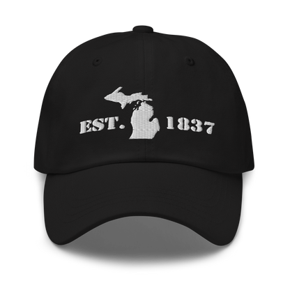 Michigan 'EST 1837' Dad Hat (Army Font)