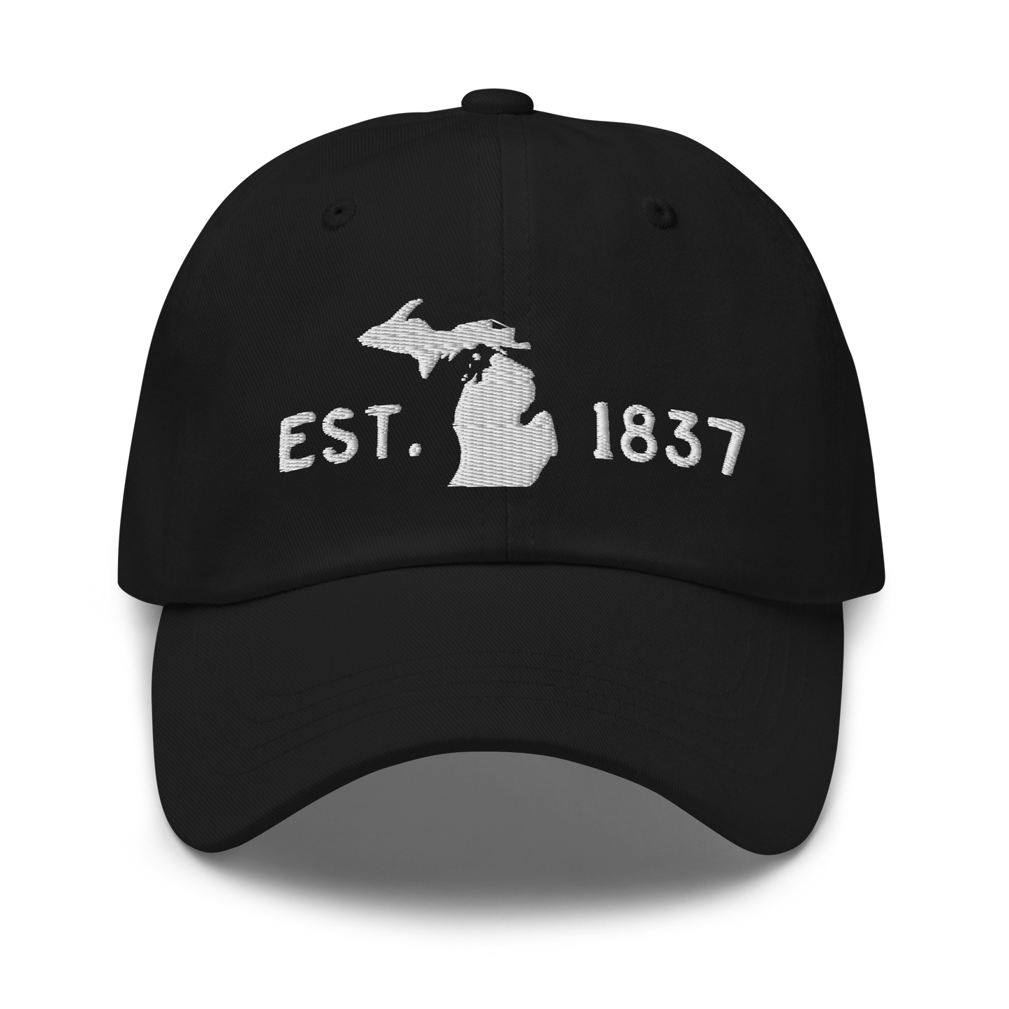 Michigan 'EST 1837' Dad Hat (Licence Plate Font)