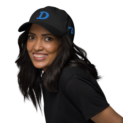 Detroit 'Old French D' Dad Hat (w/ Side Design) | Azure Embroidery