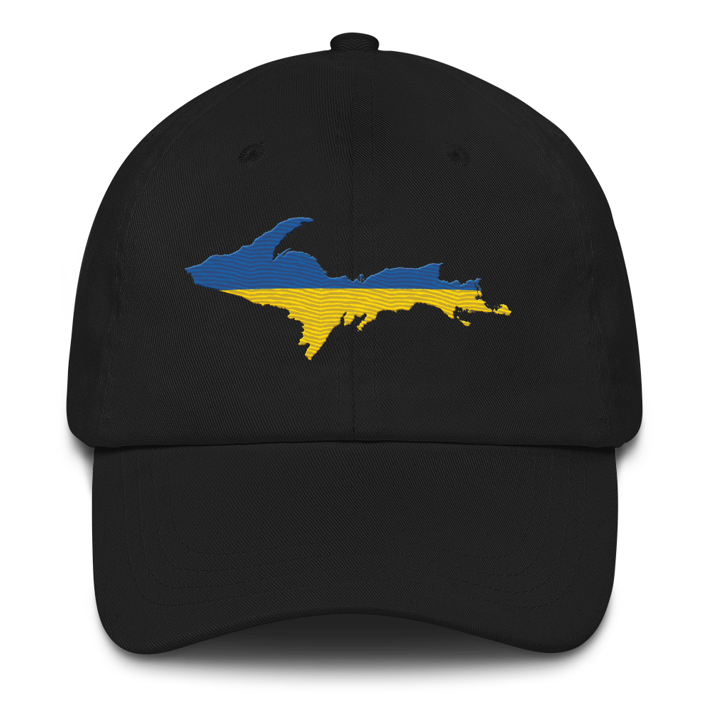 Michigan Upper Peninsula Dad Hat (Ukraine Edition)