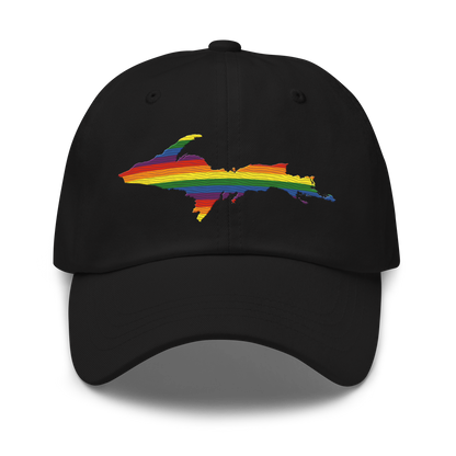 Michigan Upper Peninsula Dad Hat (Pride Edition)