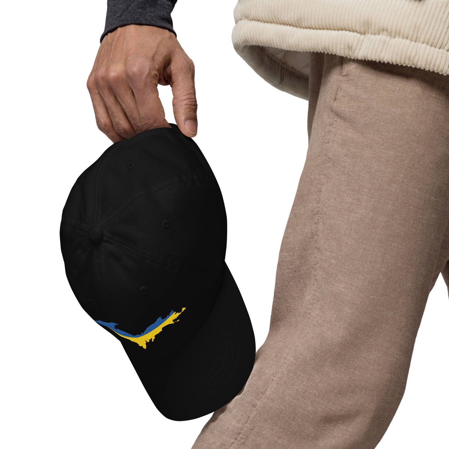 Michigan Upper Peninsula Dad Hat (Ukraine Edition)