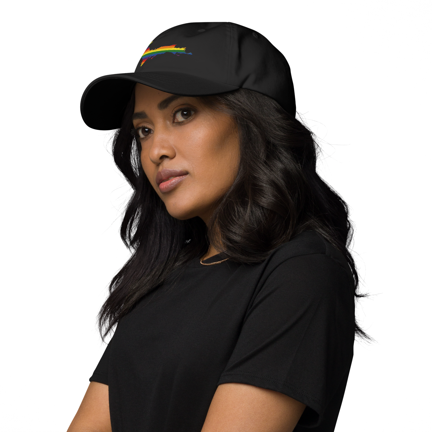 Michigan Upper Peninsula Dad Hat (Pride Edition)