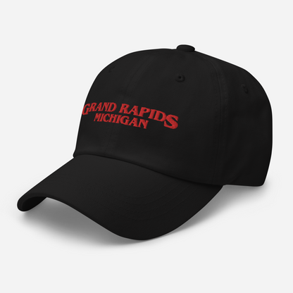 'Grand Rapids Michigan' Dad Hat (1980s Drama Parody)