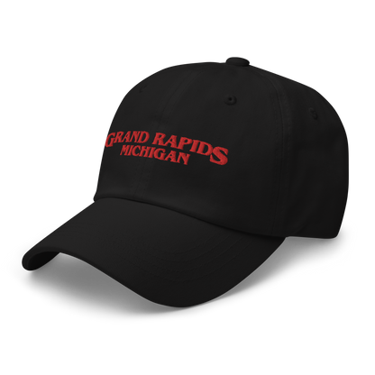 'Grand Rapids Michigan' Dad Hat (1980s Drama Parody)