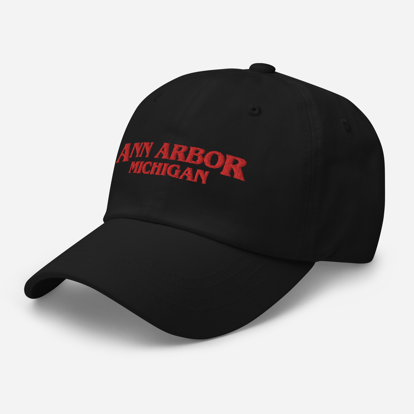 'Ann Arbor Michigan' Dad Hat (1980s Drama Parody)