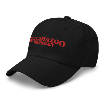 'Kalamazoo Michigan' Dad Hat (1980s Drama Parody)