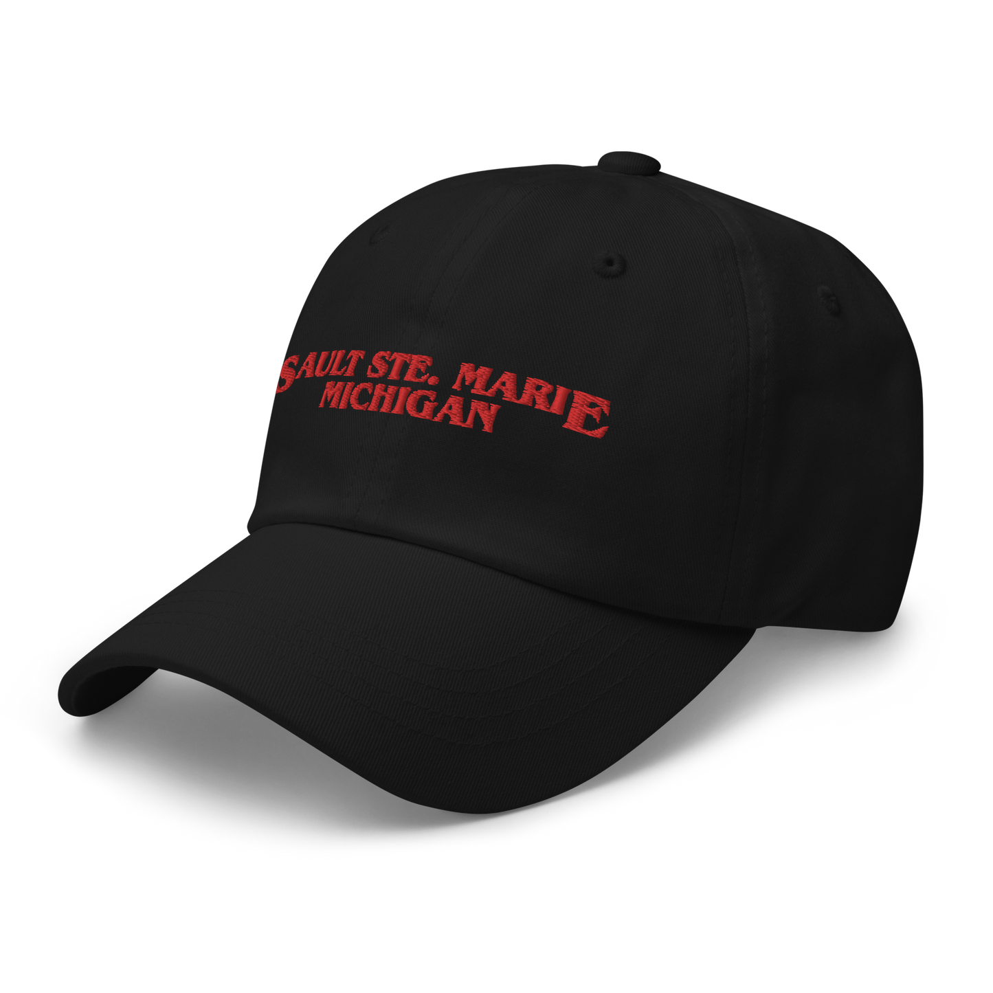 'Sault Ste. Marie Michigan' Dad Hat (1980s Drama Parody)