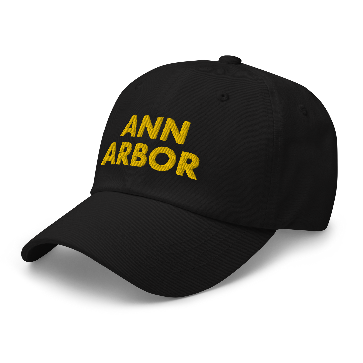 'Ann Arbor' Dad Hat | Gold/Navy Embroidery