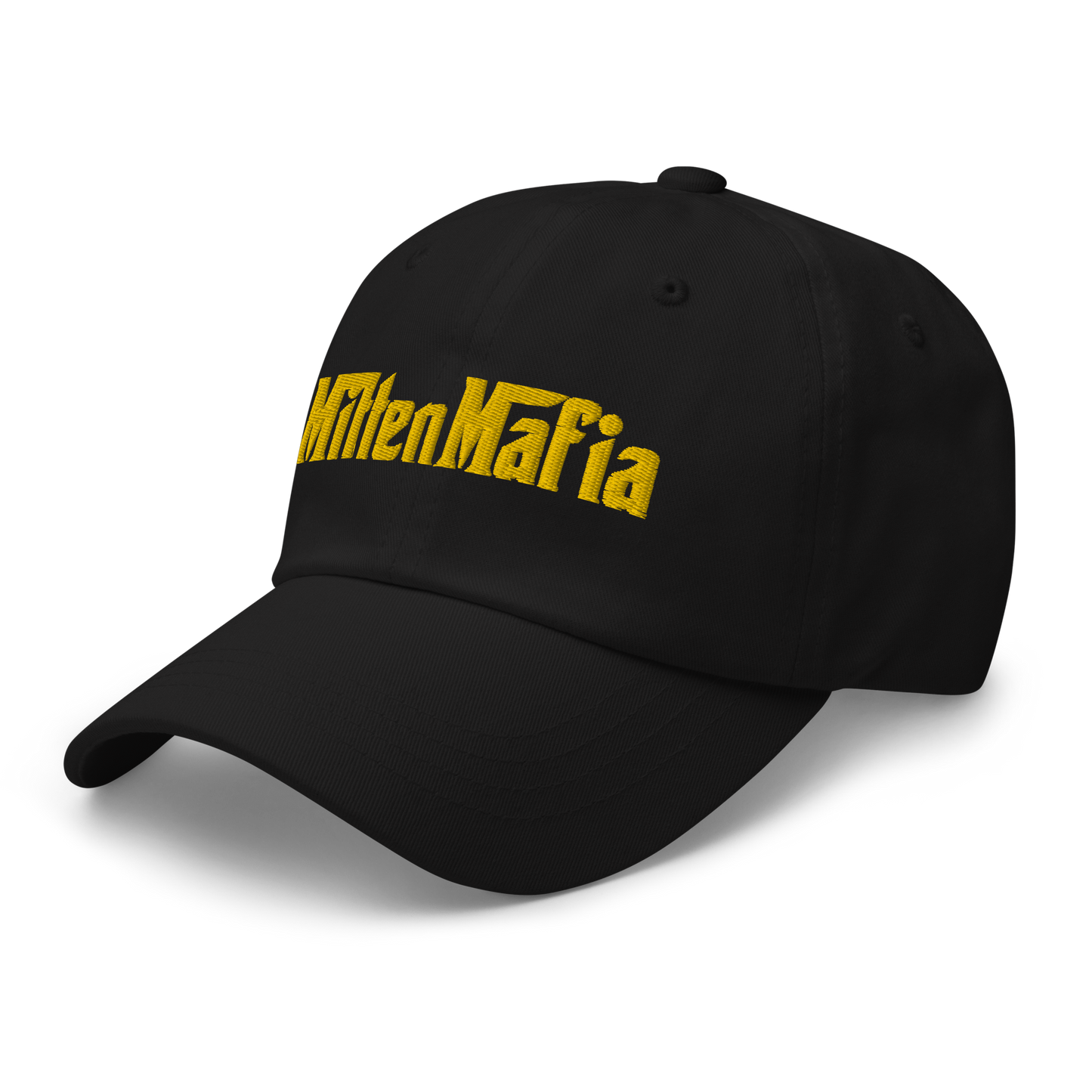 Michigan 'MittenMafia' Dad Hat (Gangster Font) | Gold Embroidery