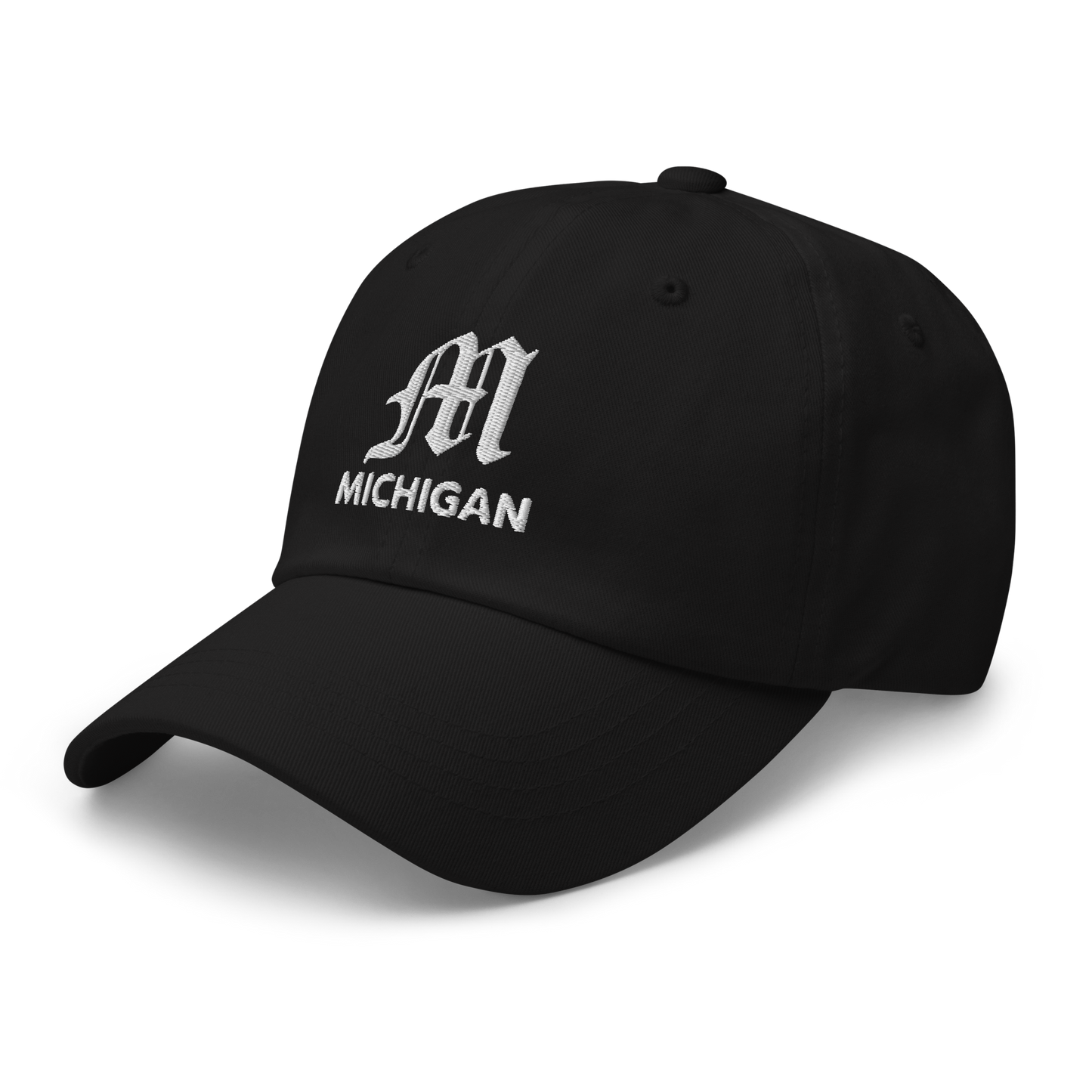 'Michigan' Dad Hat (w/ Old English 'M')