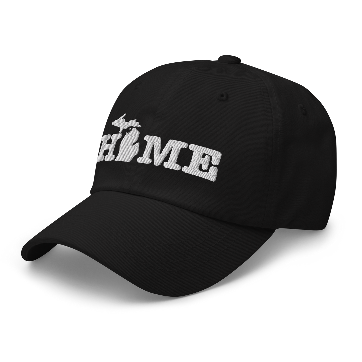 Michigan 'Home' Dad Hat (Typewriter Font)