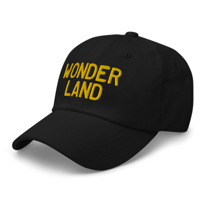 Michigan 'Wonderland' Dad Hat (Licence Plate Font) | Gold Embroidery