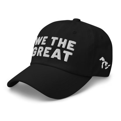 'We The Great' Dad Hat (w/ Great Lakes Side Design)