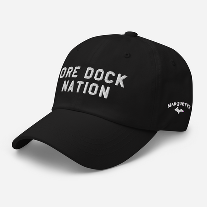 'Ore Dock Nation' Dad Hat (w/ 'Marquette' & UP Outline)