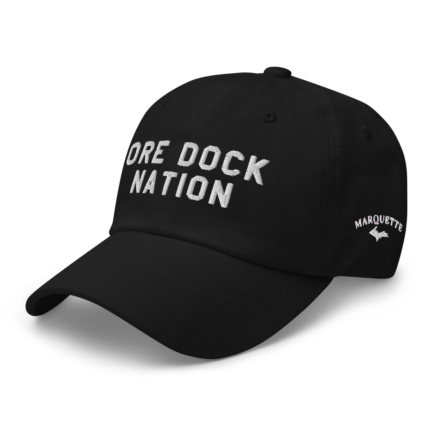 'Ore Dock Nation' Dad Hat (w/ 'Marquette' & UP Outline)