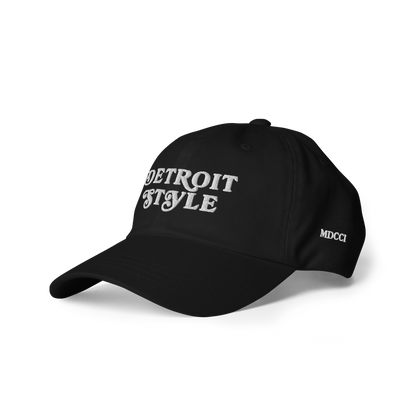 'Detroit Style' Dad Hat (w 'MDCCI' Side Design)