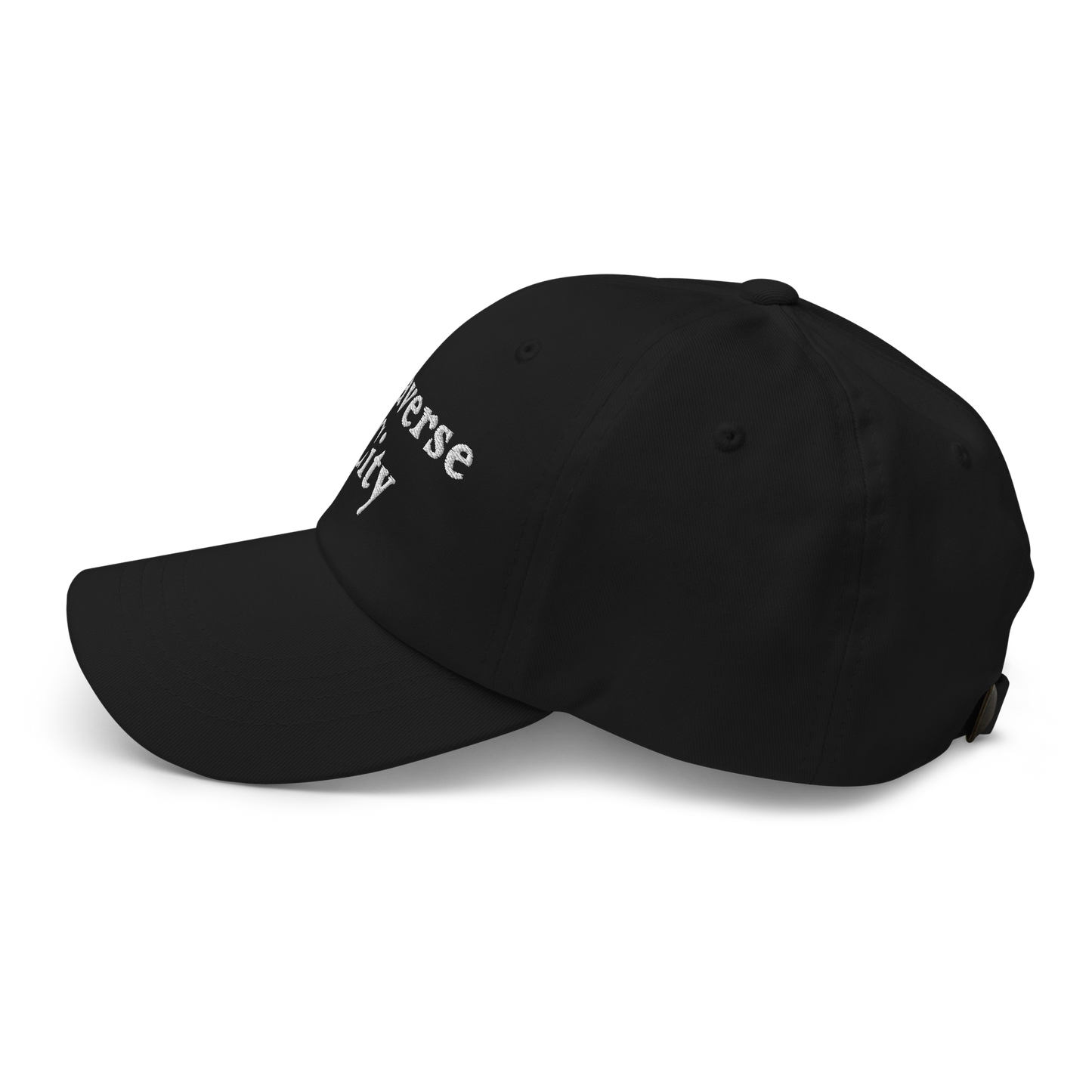 'Traverse City' Dad Hat | White/Black Embroidery