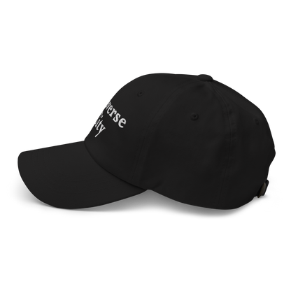 'Traverse City' Dad Hat | White/Black Embroidery