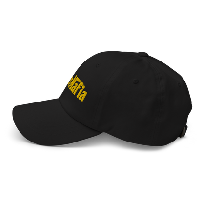 Michigan 'MittenMafia' Dad Hat (Gangster Font) | Gold Embroidery