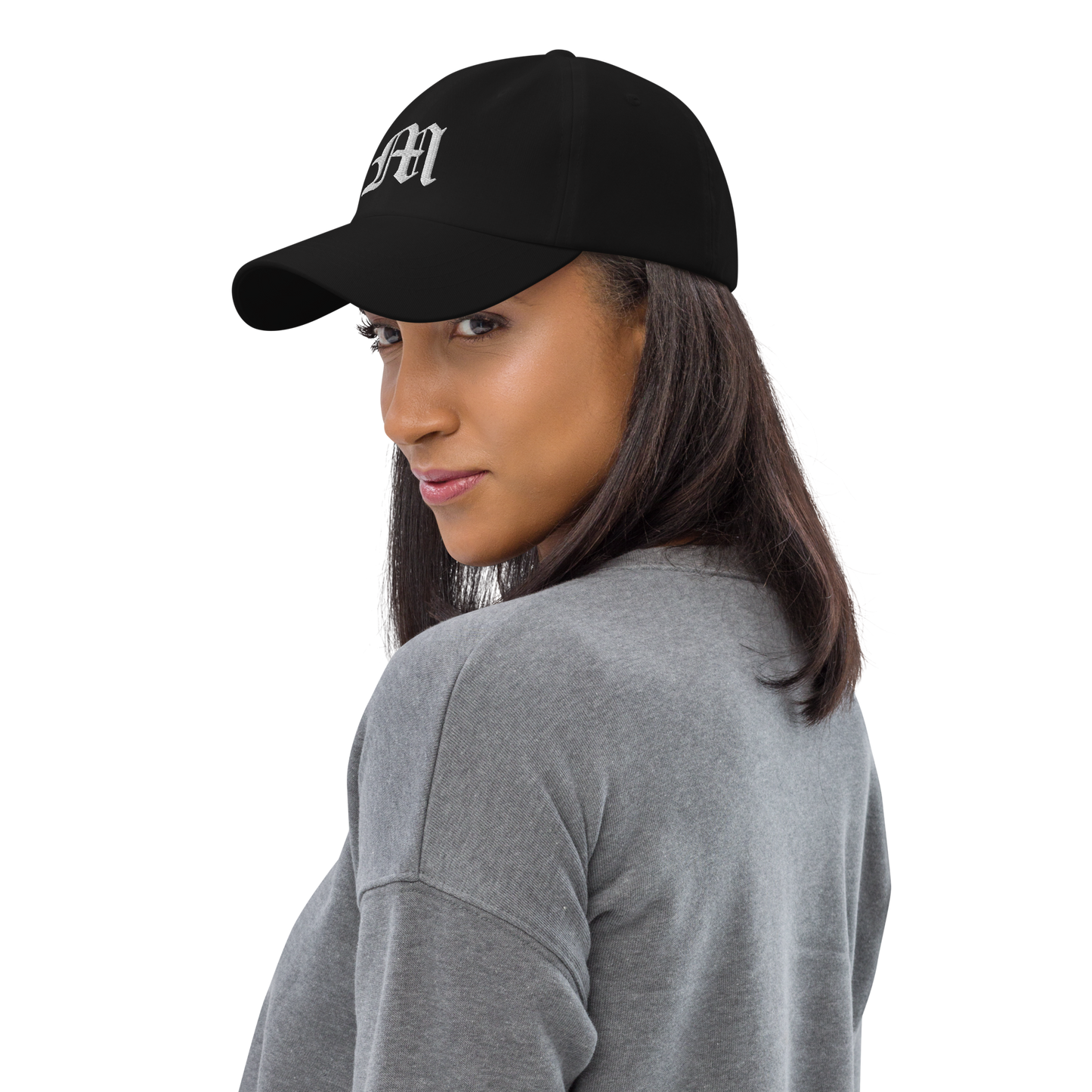 Old English 'M' Dad Hat (w 'Michigan' Back Design)