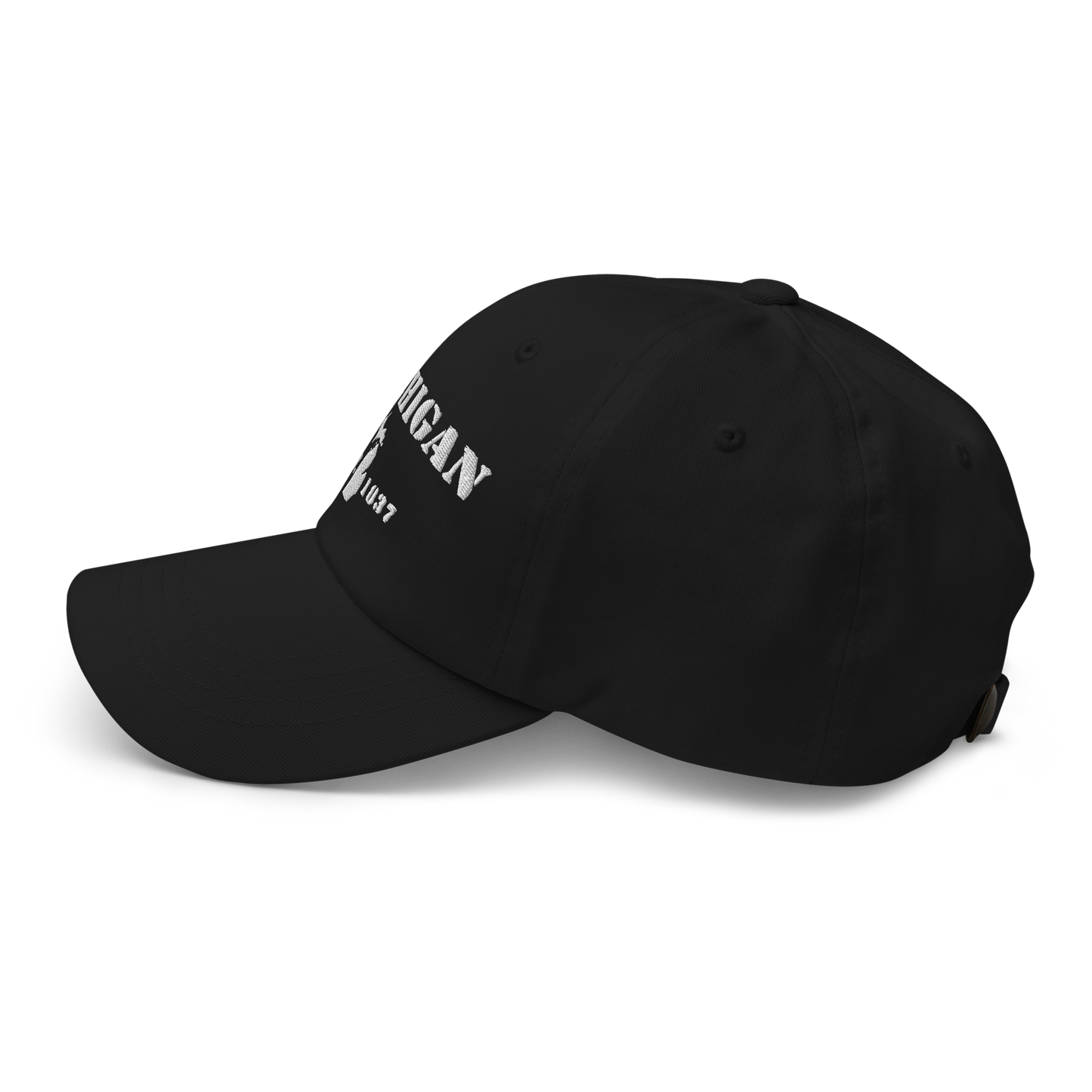 'Michigan EST 1837' Dad Hat (Army Font)