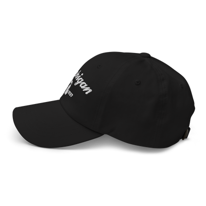 'Michigan EST 1837' Dad Hat (Script Font)