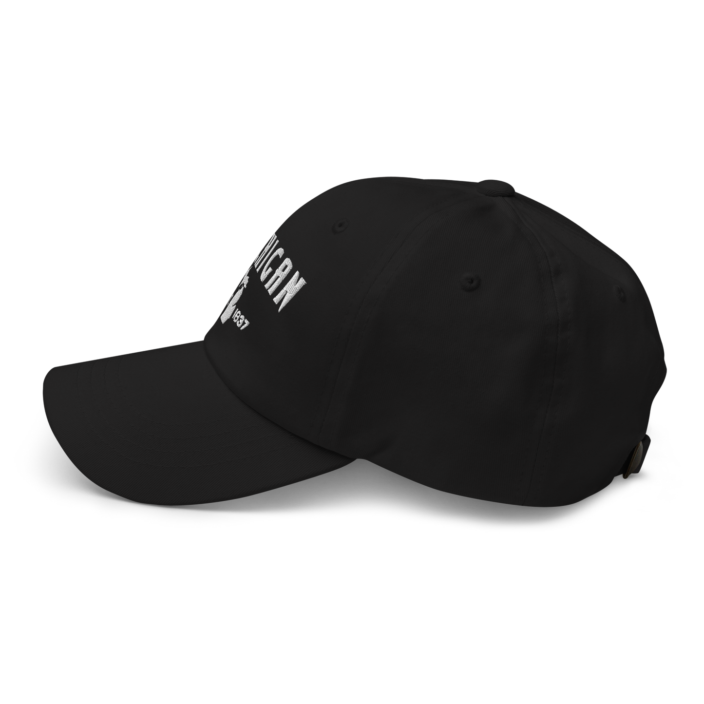 'Michigan EST 1837' Dad Hat (Vicious Mustelid Font)