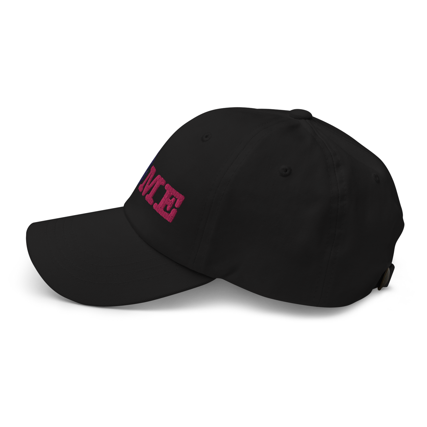 Michigan 'Home' Dad Hat (Typewriter Font) | Pink Embroidery