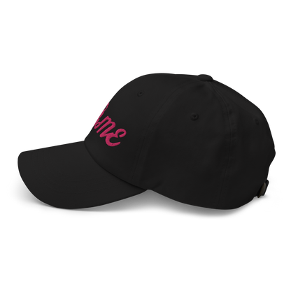 Michigan 'Home' Dad Hat (Script Font) | Pink Embroidery