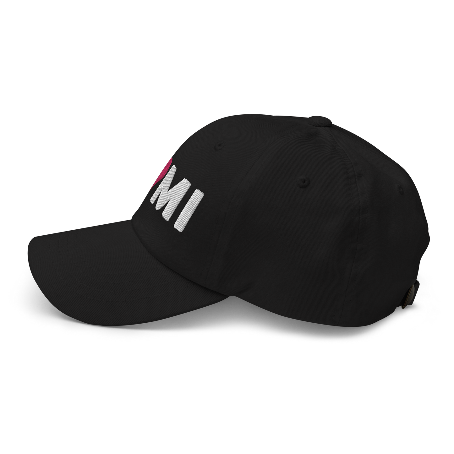 Michigan 'I ❤️ MI' Dad Hat (Rounded Swiss Font)