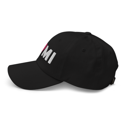 Michigan 'I ❤️ MI' Dad Hat (Rounded Swiss Font)