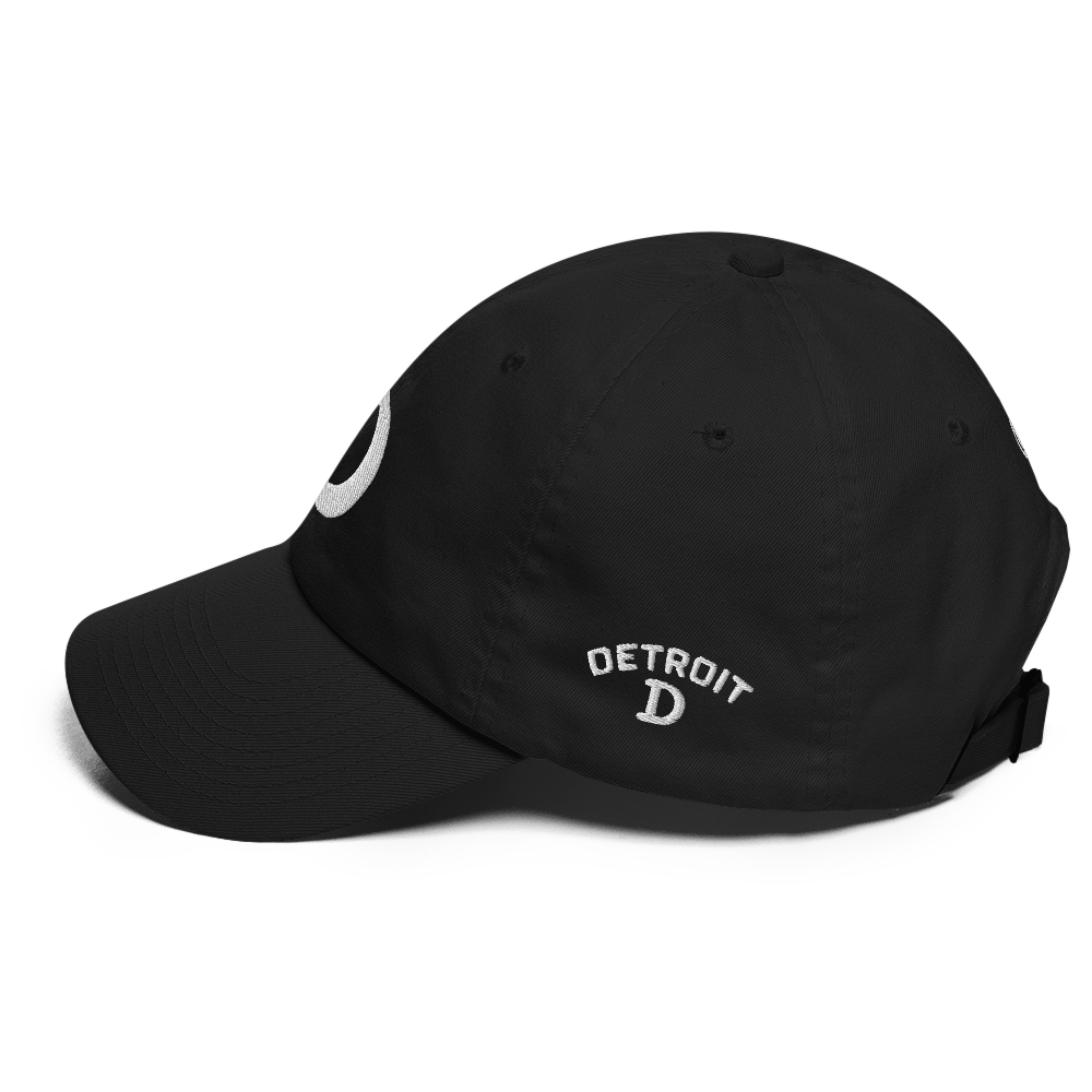 Detroit 'Old French D' Dad Hat (w/ Side Design)