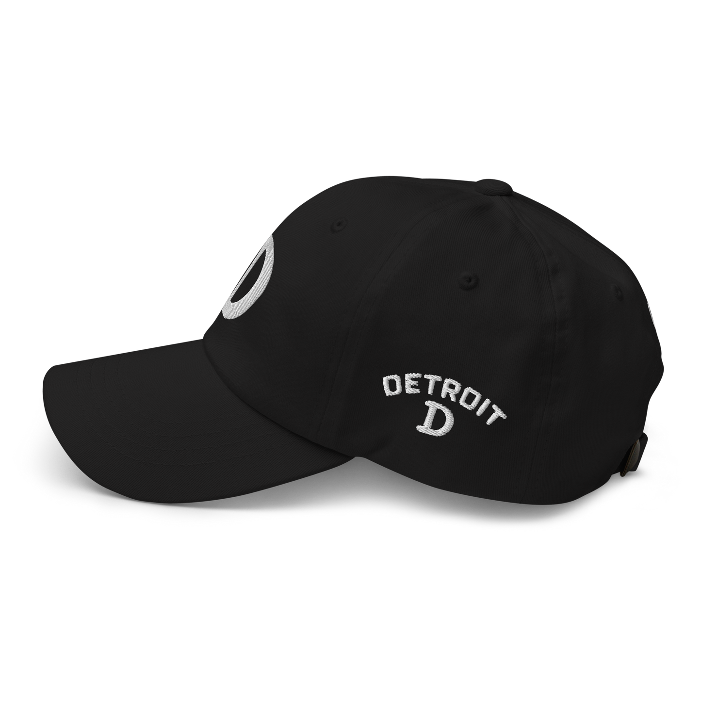 Detroit 'Old French D' Dad Hat (w/ Side Design)